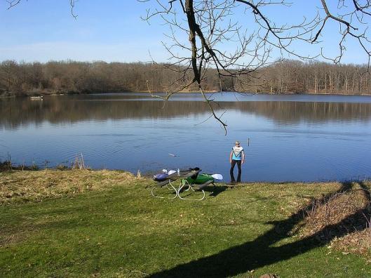 Our Picnic Spot at the End of the Other Lake