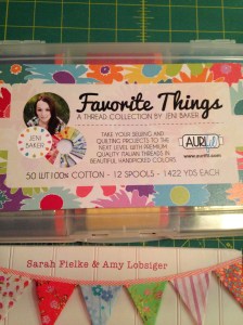 Also got to try out Aurifl threads for the first time! Jeni Baker collection...very nice.